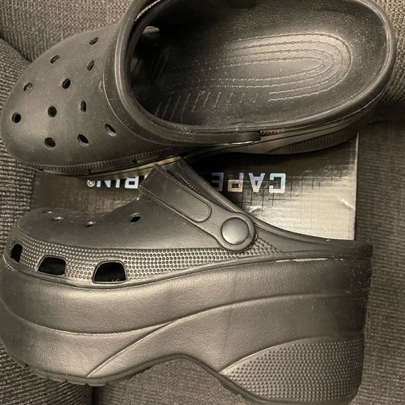 platform black clogs - Picture 1 of 8